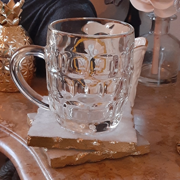 Pristine Dimpled Fine Glass Small 1981 Royal Wedding Mug - Picture 8 of 8